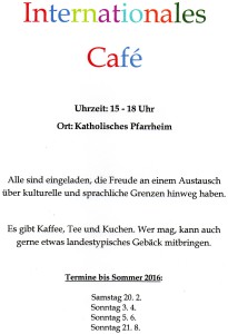 Flüchtlinge - InternationalesCafe