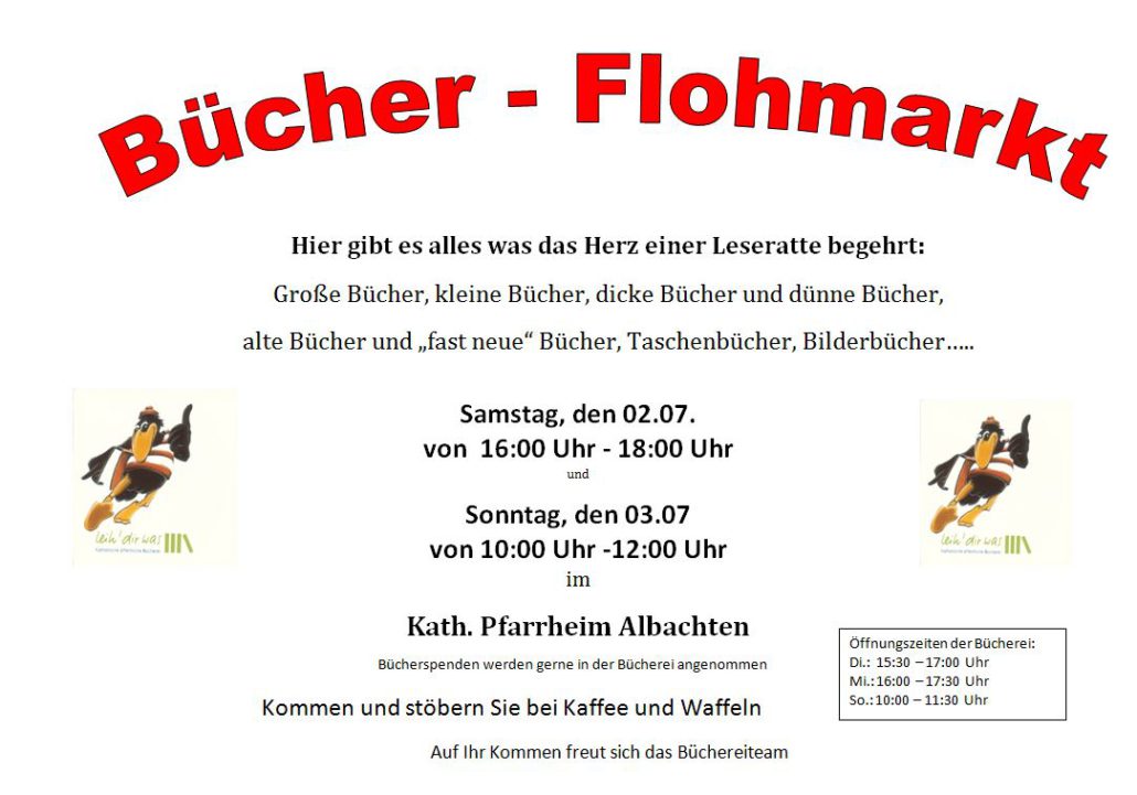 Bücher-Flohmarkt