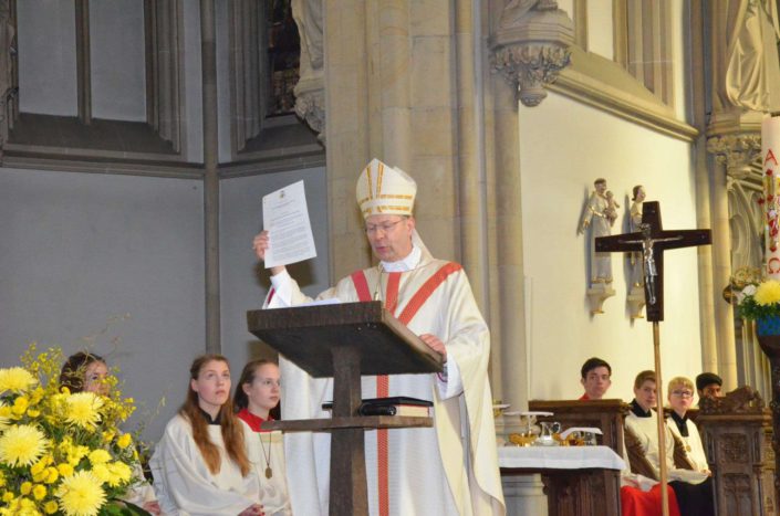 Fusionsfeier in der St.-Pantaleon-Kirche